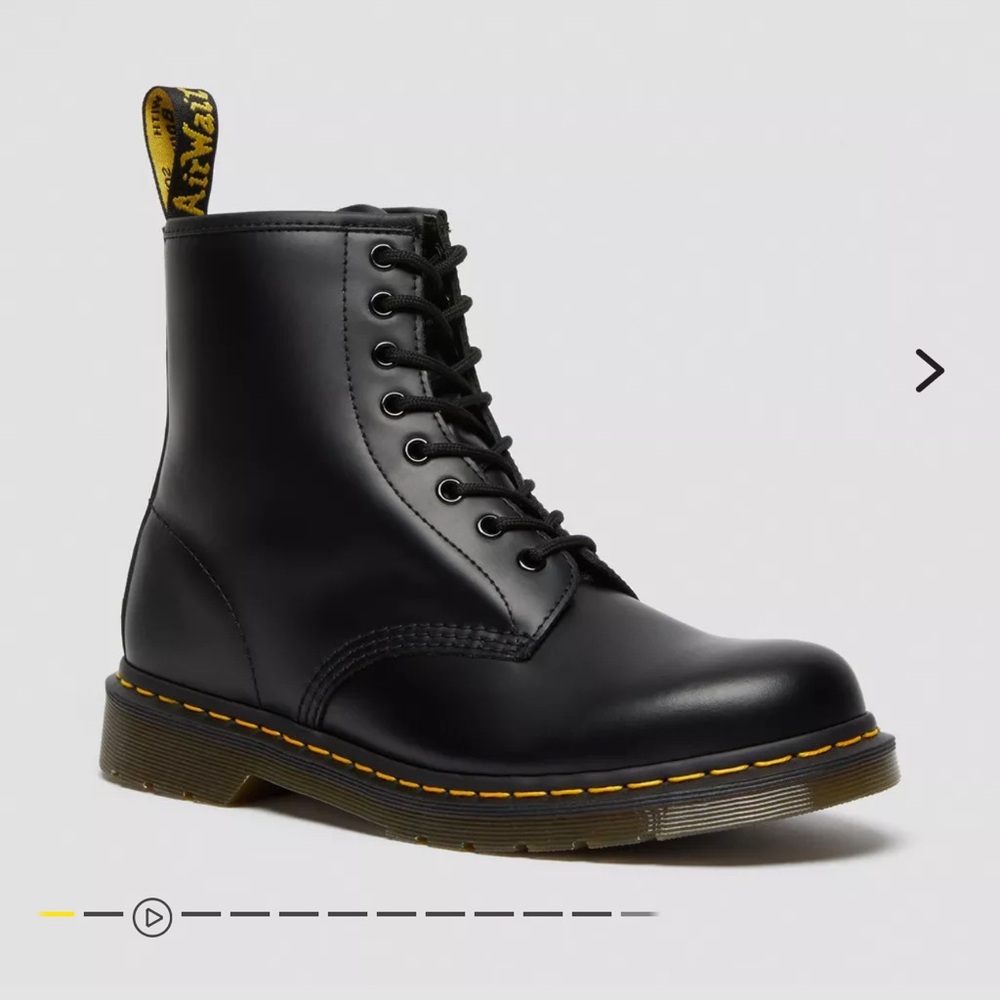 Dr. Martens Black Leather Boots